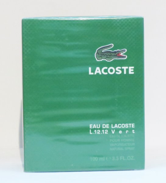 LACOSTE- EAU DE LACOSTE L.12.12 VERT Eau de Toilette Spray 100 ml- NEU-OVP-